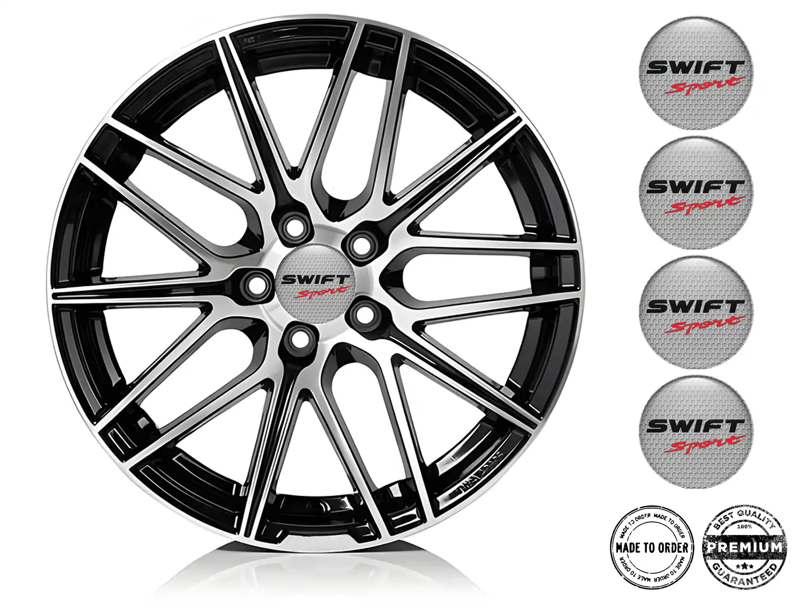 Suzuki Pegatina de Rueda Estilo Logos de Cúpula de Lujo